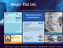 Tablet Screenshot of magicxtal.com